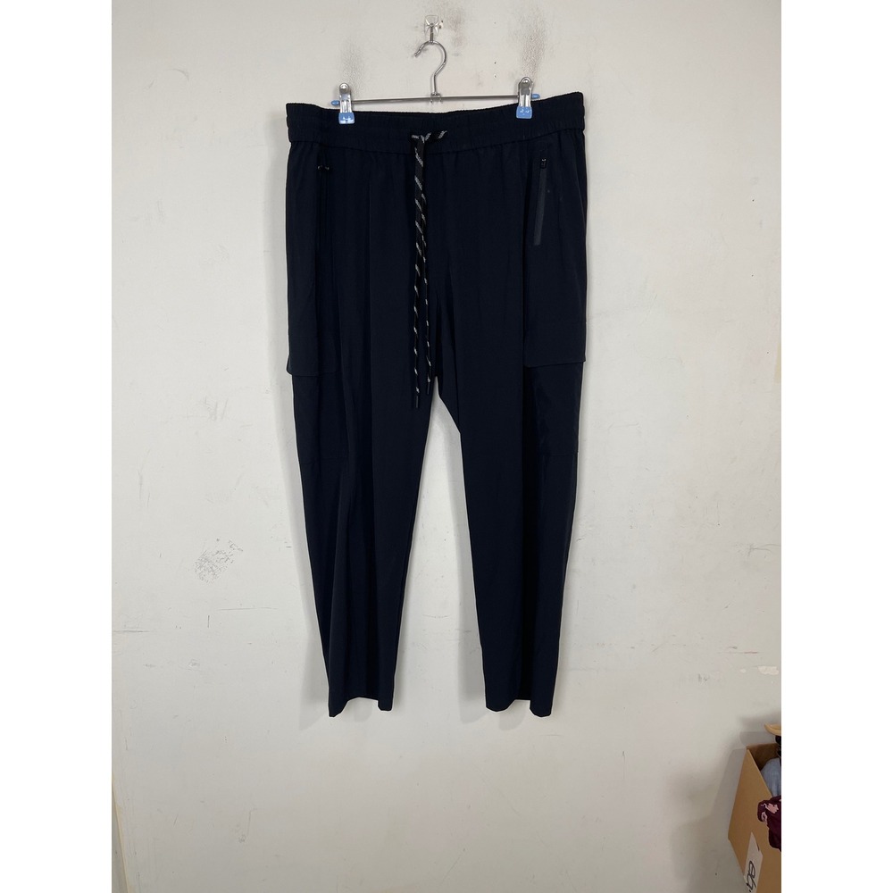 T by Talbots Black Cargo Jogger Pants Women 1X ID5247 Drawstring Activewear‎